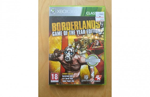 Xbox 360 Borderlands GOTY (hasznlt)