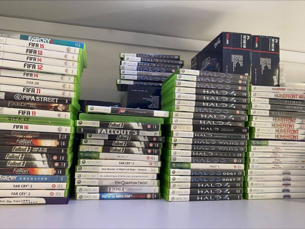 Xbox 360 Eredeti Játékok dobozában nagy választékban eladóak!