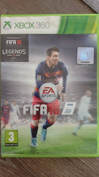 Xbox 360 Eredeti jatek Fifa 16