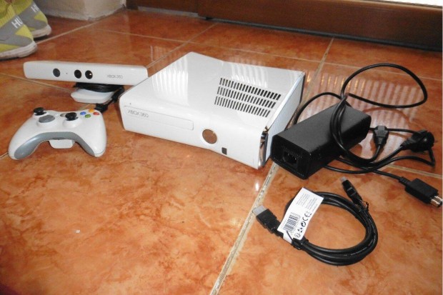 Xbox 360 Fehr Slim 500Gb Rgh Kinect 98 jtkkal, 1v gari mindenre