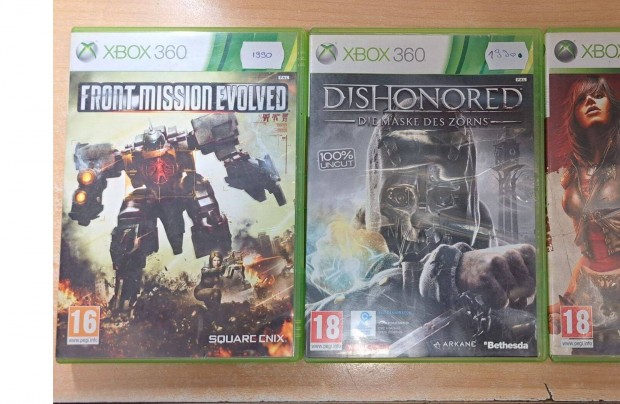 Xbox 360 Front Mission Evolved, Dishonored Jtkok !