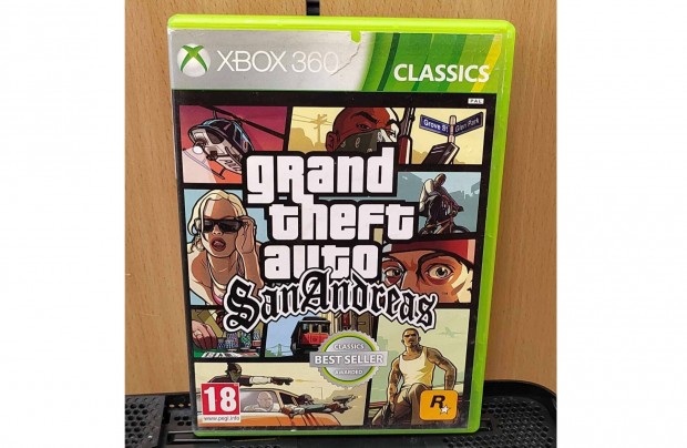 Xbox 360 Grand Theft Auto San Andreas - teleptett-tesztelt