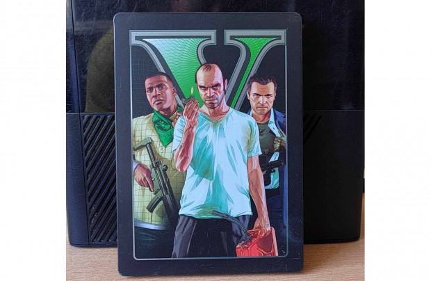Xbox 360 Grand Theft Auto V (GTA5) Steelbook - xbox360