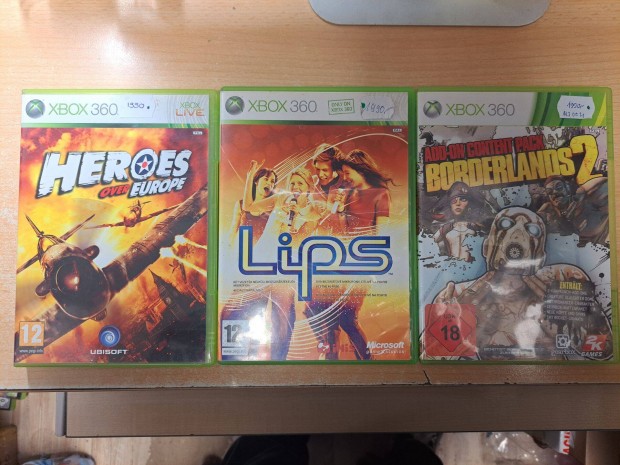 Xbox 360 Heroes, Lips, Borderlands 2 Jtkok !