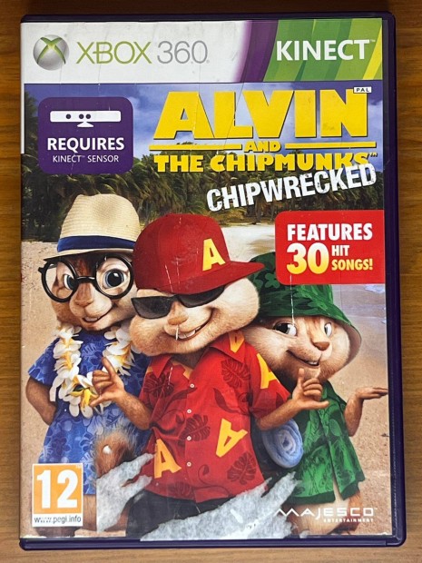 Xbox 360 Kinect Alvin and the Chipwrecked