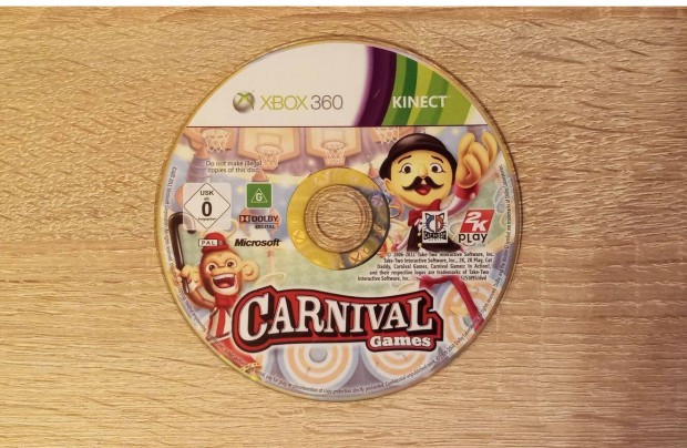 Xbox 360 Kinect Carnival games jtk