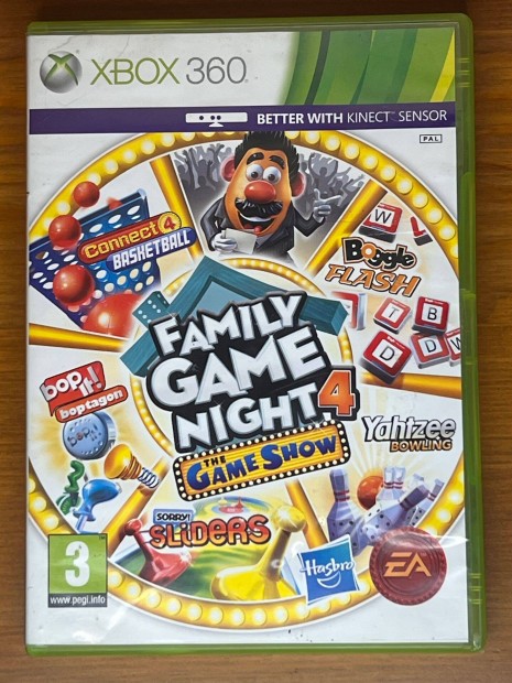 Xbox 360 Kinect Family Game Night 4 Game Show