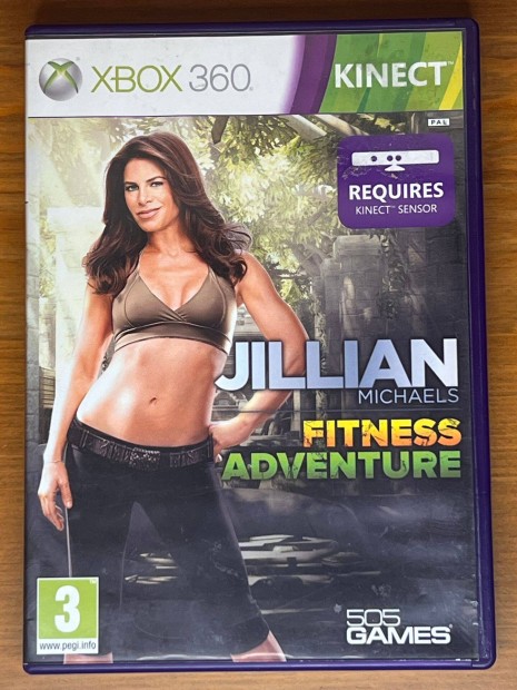 Xbox 360 Kinect Jillian Michaels Fitness Adventures