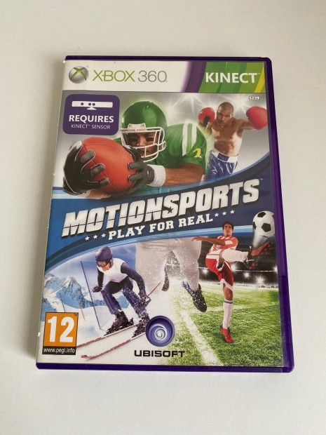 Xbox 360 Kinect Motion Sports Play for Real