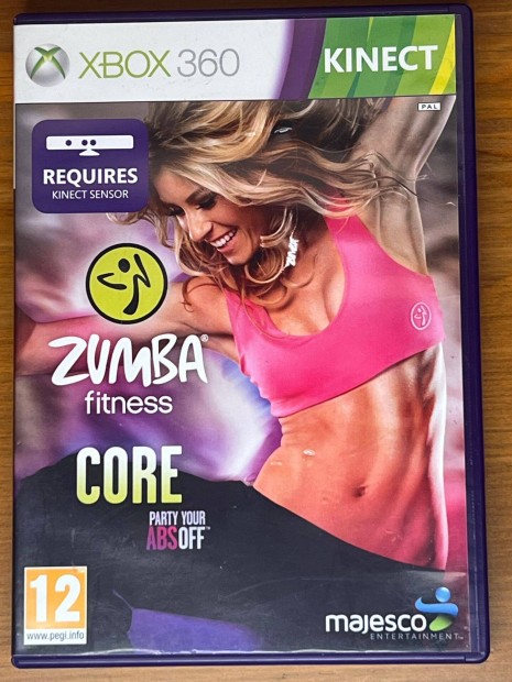 Xbox 360 Kinect Zumba Core