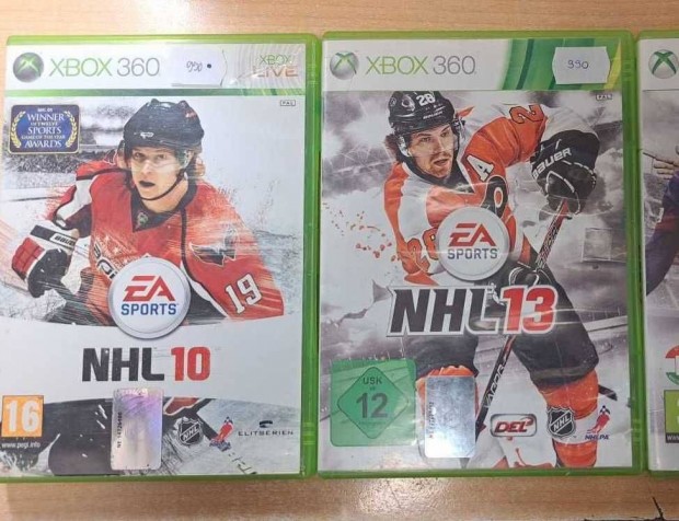 Xbox 360 NHL 10, NHL 13 jtkok !