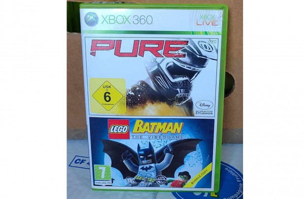 Xbox 360 Pure + Lego Batman - tesztelt - Foxpost OK