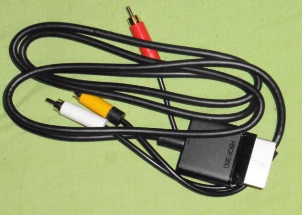 Xbox 360 RCA kábel FAT és Slim gépekhez, ha nincs HDMI kimenet a TV-n