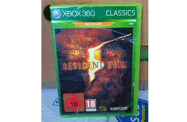 Xbox 360 Resident Evil 5 - tesztelt - foxpost OK -