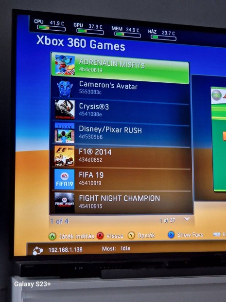Xbox 360 Rgh HDD 320GB tele jtkkal GTA 5 stb