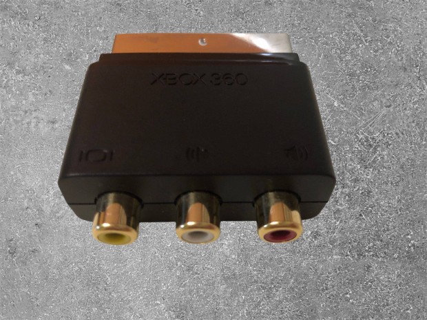 Xbox 360 Scart csatlakozó, vadonatúj, aranyozott