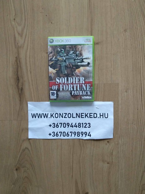 Xbox 360 Soldier of Fortune Payback