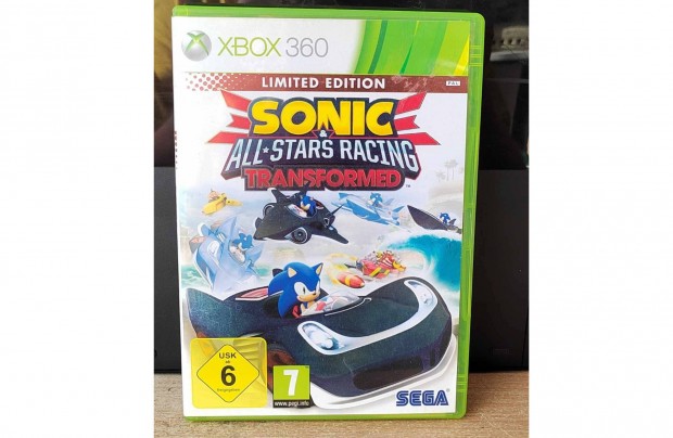 Xbox 360 Sonic All Star Racing Transformed - gyerek jtk - xbox360