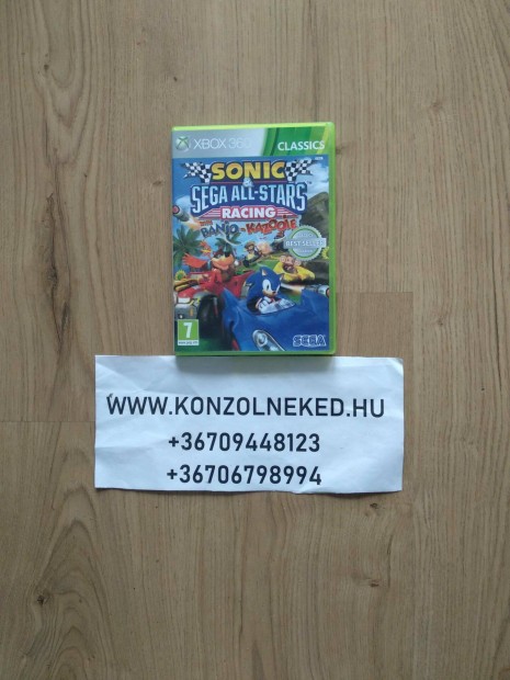 Xbox 360 Sonic & Sega All-Stars Racing With Banjo-Kazooie