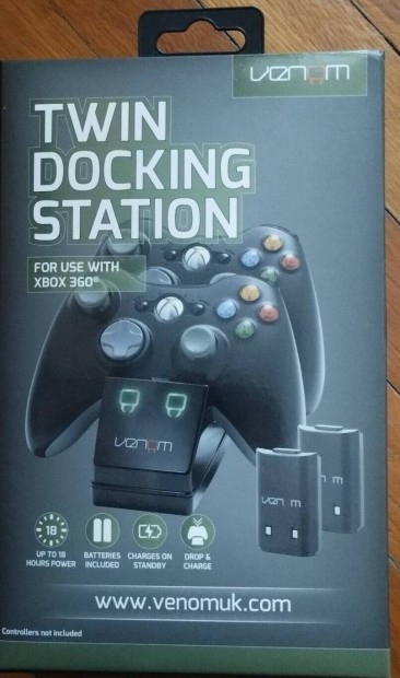 Xbox 360 Twin Docking Station(kontroller tlt)