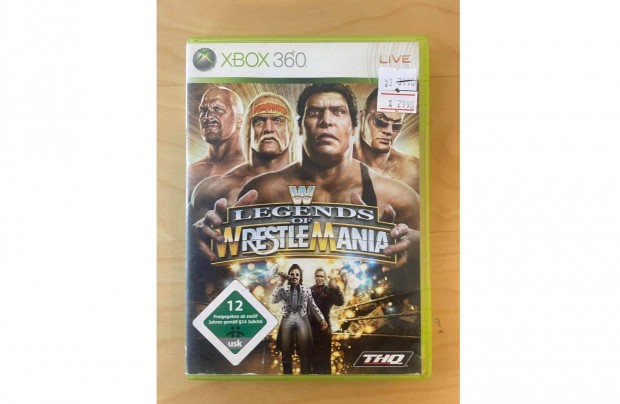 Xbox 360 WWE Legends of Wrestle Mania (hasznlt)