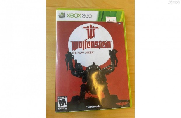 Xbox 360 Wolfenstein New Order (hasznlt)