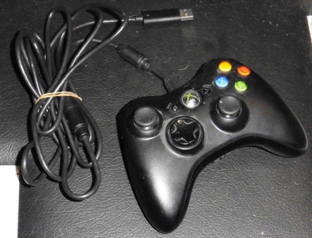 Xbox 360, PC Fekete Vezetkes Joy, Kontroller, Irnyt, jszer