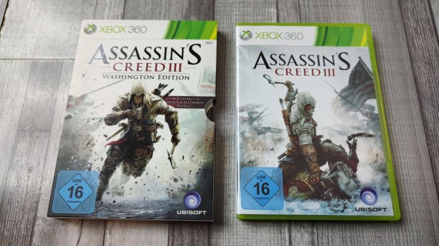 Xbox 360 : Assassin's Creed III Washington Edition - Xbox ONE És Serie