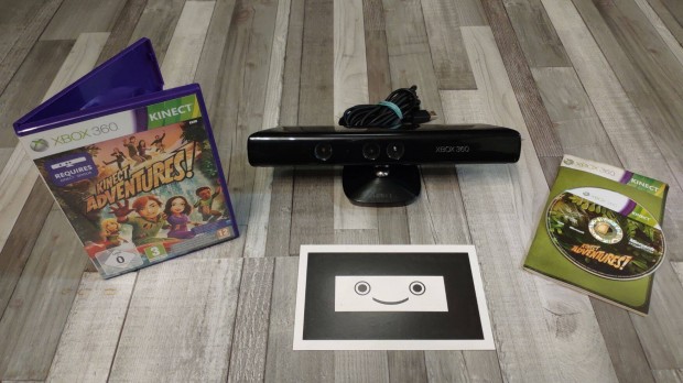 Xbox 360 : Kinect Kamera Szenzor + Kinect Adventures Jtkszoftver