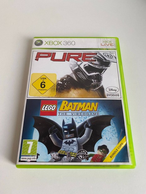 Xbox 360 / Lego Batman & Pure 2db Jtk