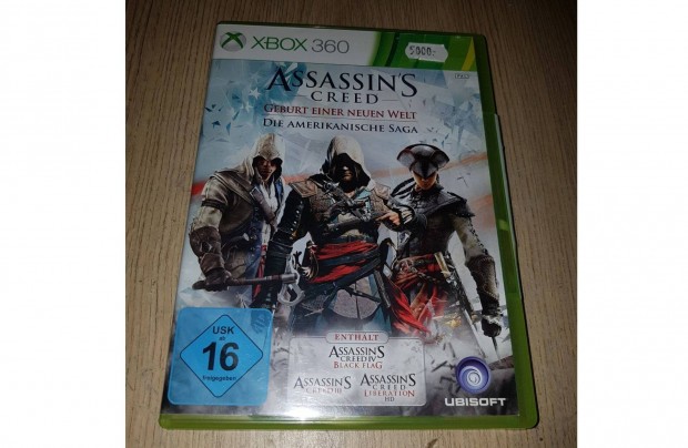 Xbox 360 assassin's creed american saga elad