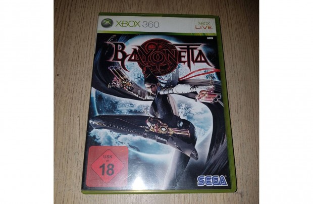 Xbox 360 bayonetta elad