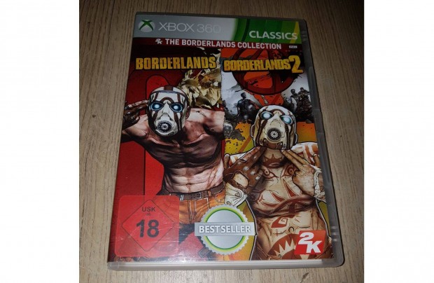 Xbox 360 borderlands- borderlands 2 eladó