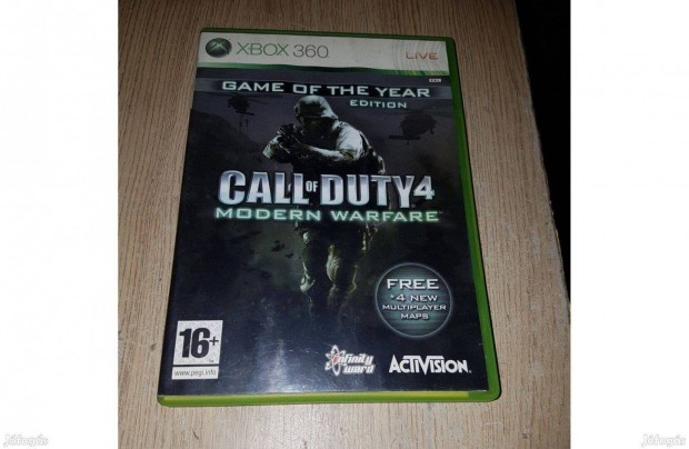 Xbox 360 call of duty 4 modern warfare elad