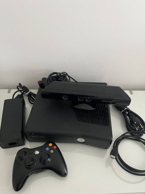 Xbox 360 csomag - konzol + Kinect + tápegység