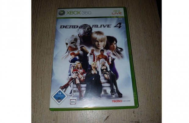 Xbox 360 dead or alive 4 jtk elad