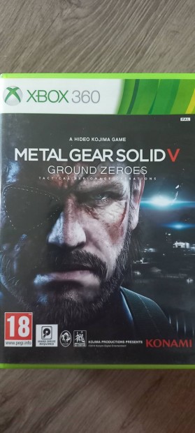 Xbox 360 eredeti jtk Metal Gear Solid V Ground Zeroes