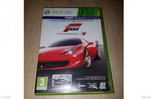 Xbox 360 forza motorsport 4 elad