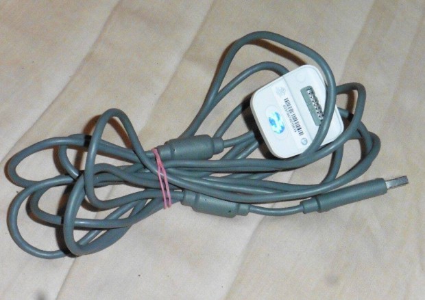 Xbox 360 gyári Szürke Joy, Kontroller töltőkábel, 3 méter hosszú