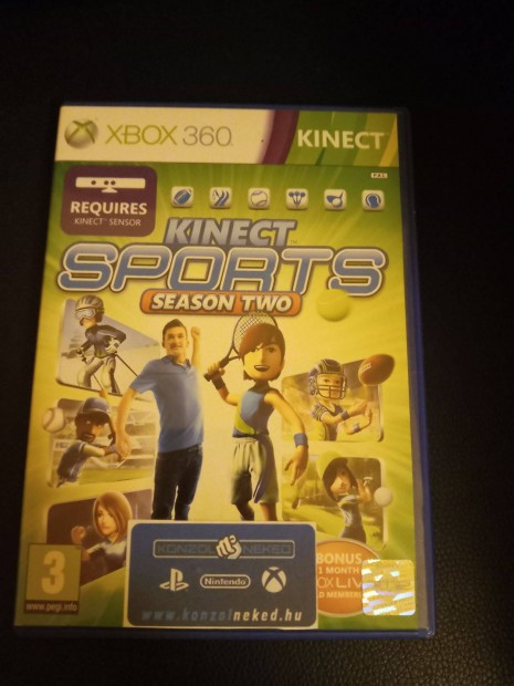 Xbox 360 gyri kinect jtk lemezek karcmentes