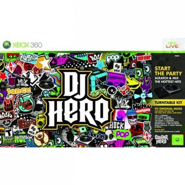 Xbox 360 jtk DJ Hero & Turntable Kit