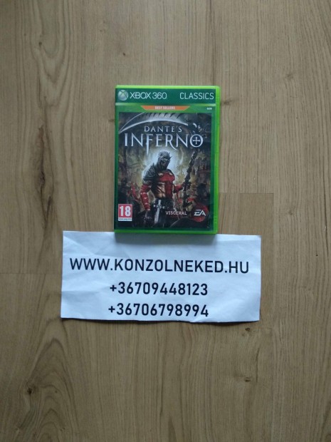 Xbox 360 jtk Dante's Inferno Xbox One Kompatibilis