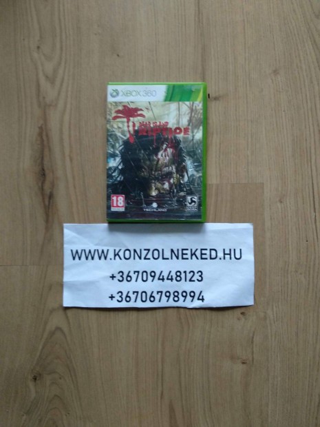 Xbox 360 jtk Dead Island Riptide