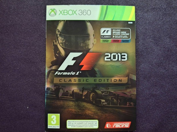 Xbox 360 jtk F1 2013 classic edition