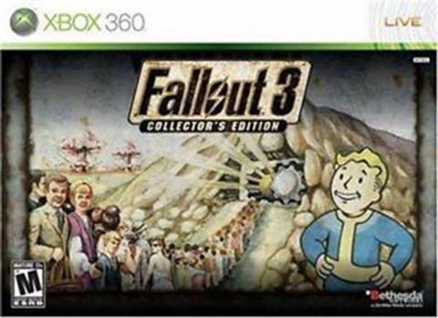 Xbox 360 jtk Fallout 3 Collectors Ed. Tin Box (18)