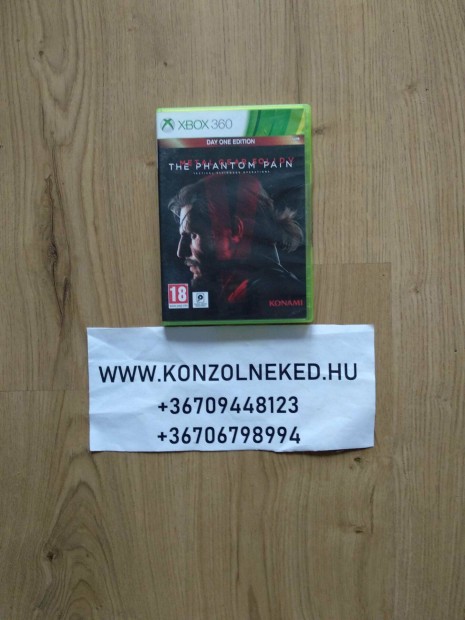 Xbox 360 jtk Metal Gear Solid 5 The Phantom Pain