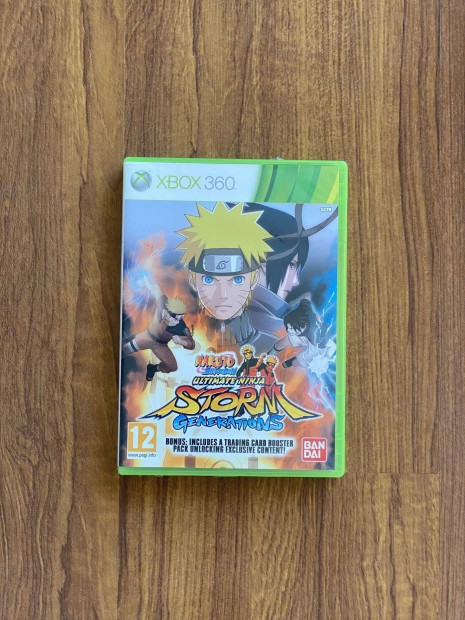 Xbox 360 jtk Naruto Shippuden Ultimate Ninja Storm Generations
