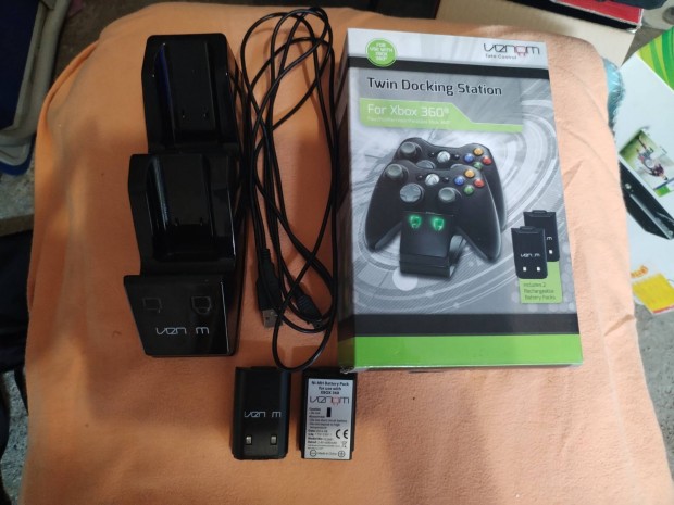 Xbox 360 kontroller dokkol 2 aksival