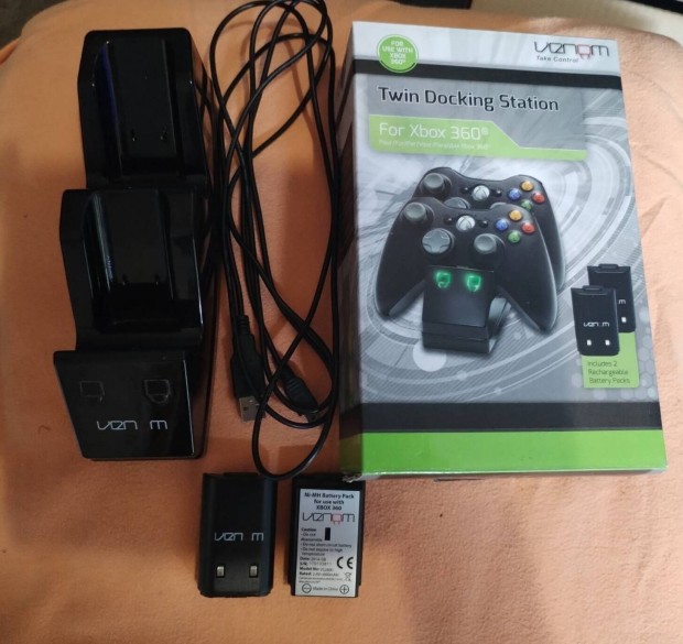 Xbox 360 kontroller tlt lloms 2 akksival 