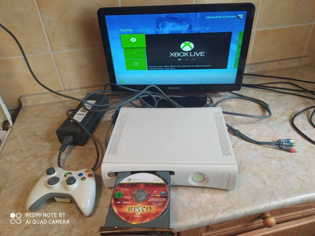 Xbox 360 konzol, kontroller, tpegysg